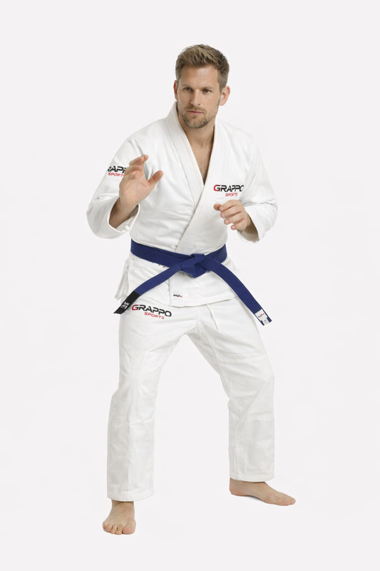 Men White BJJ Gi
