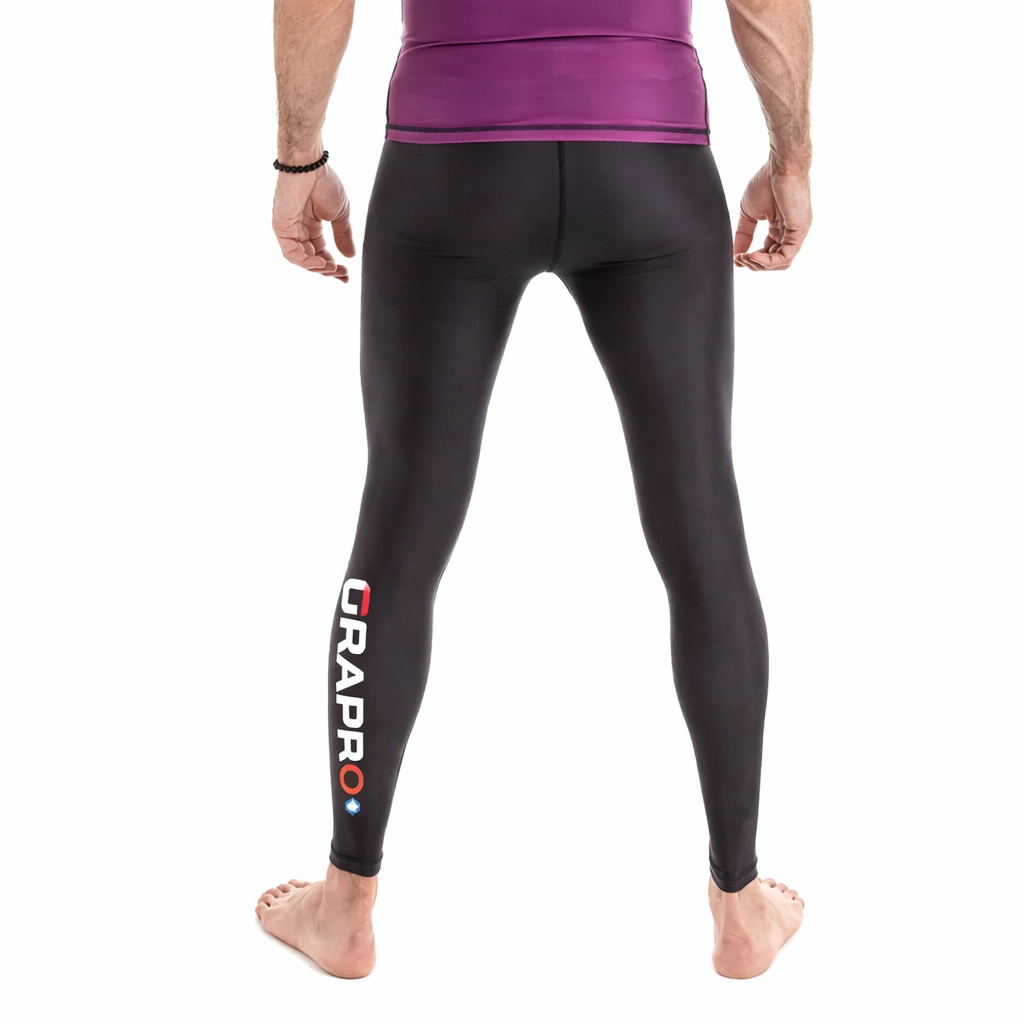 Men Black BJJ Spats