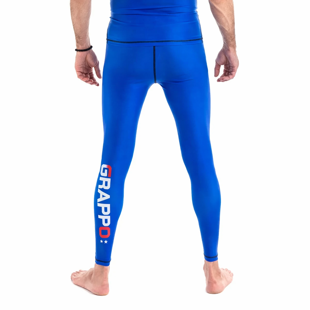 Men Blue BJJ Spats