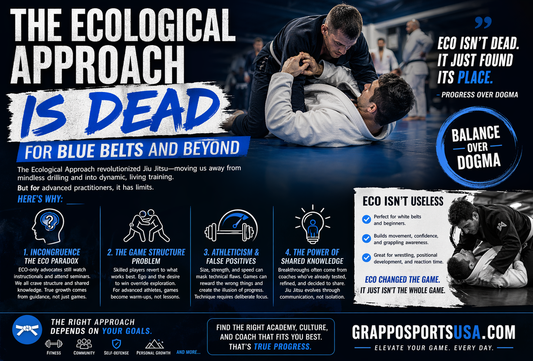 The Ecological Approach Is Dead for Blue Belts and Beyond in Brazilian Jiu-Jitsu