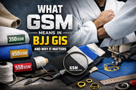 What GSM Means in BJJ Gis (And Why It Matters)