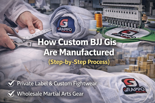 How Custom BJJ Gis Are Manufactured (Step-by-Step Process)