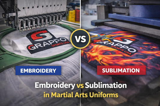 Embroidery vs Sublimation in Martial Arts Uniforms
