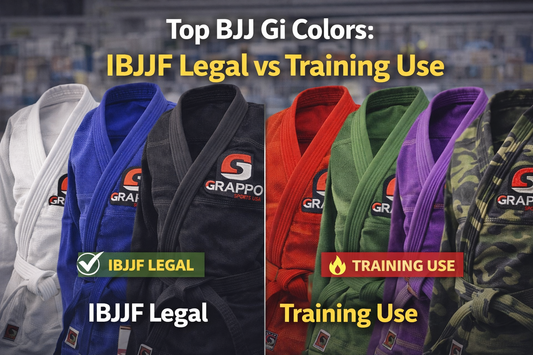 Top BJJ Gi Colors: IBJJF Legal vs Training Use