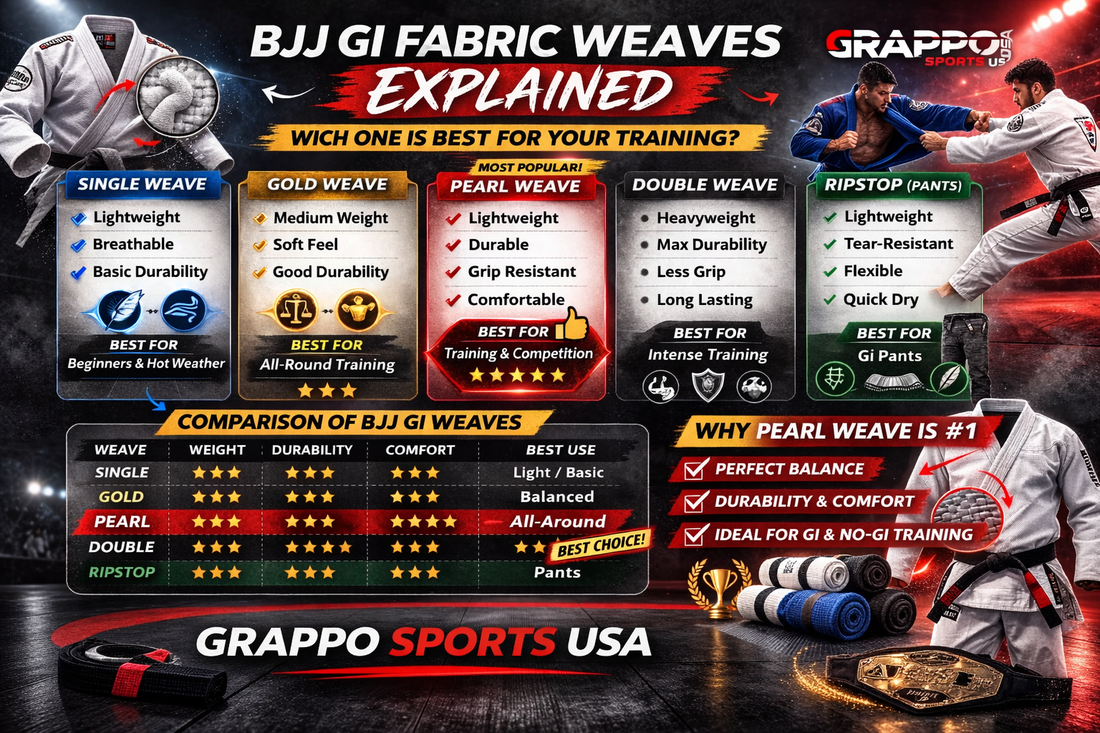Understanding BJJ Gi Fabric Weaves: Which One is Right for You?