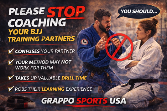 Please Stop Coaching Your BJJ Training Partners