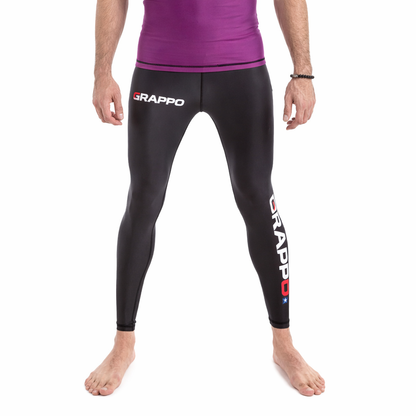 Men Black BJJ Spats