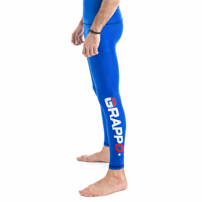 Men Blue BJJ Spats