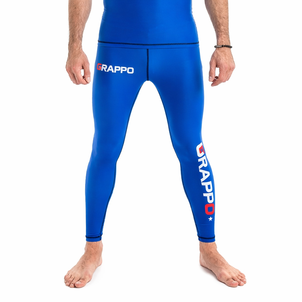 Men Blue BJJ Spats
