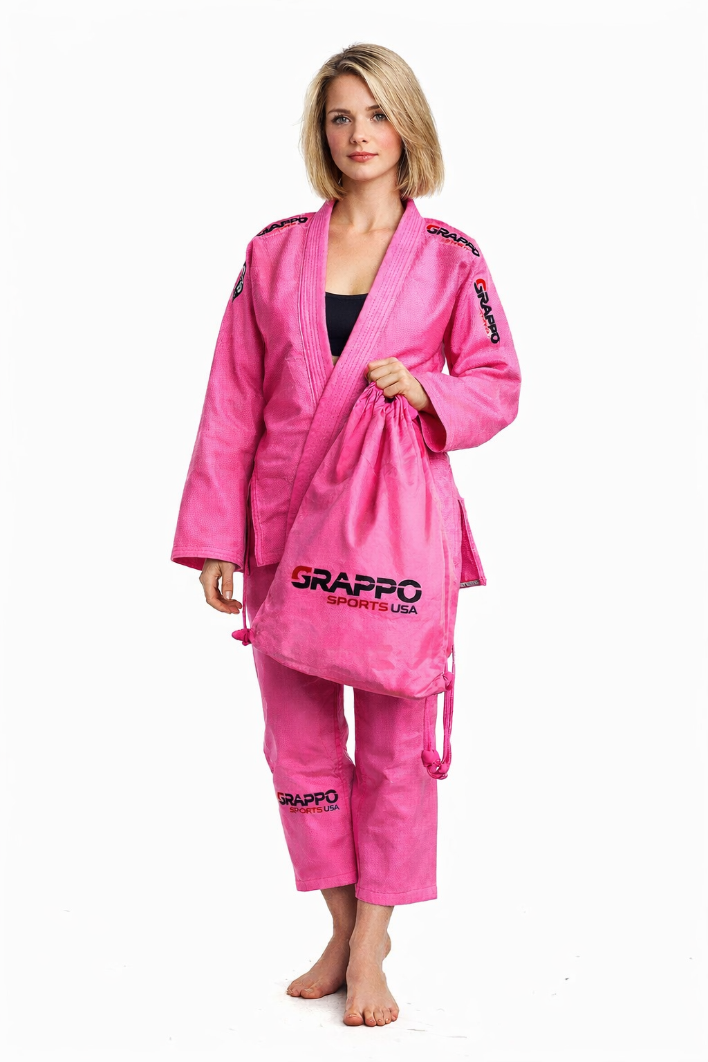 Women Pink BJJ Gi