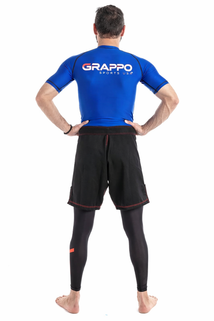 Men Black BJJ Shorts