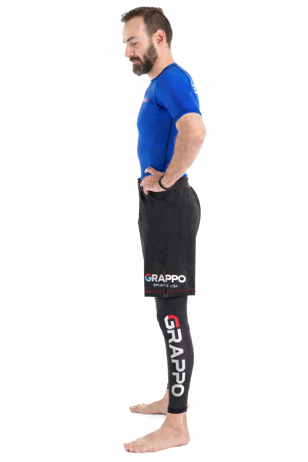Men Black BJJ Shorts