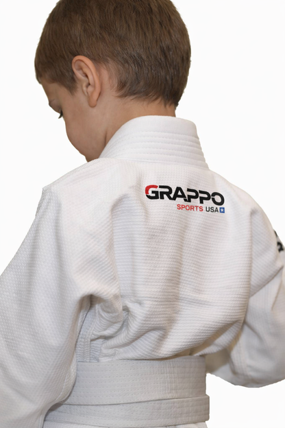 Kids White BJJ Gi