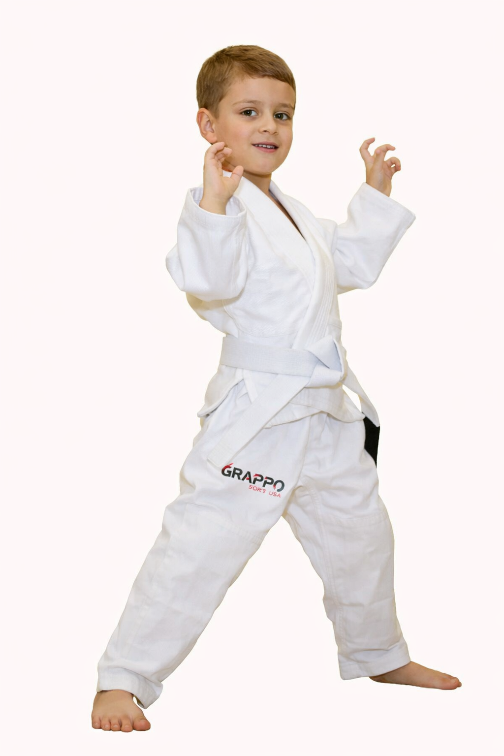 Kids White BJJ Gi