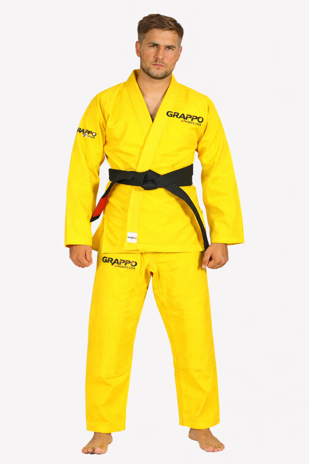 Men Yellow BJJ Gi