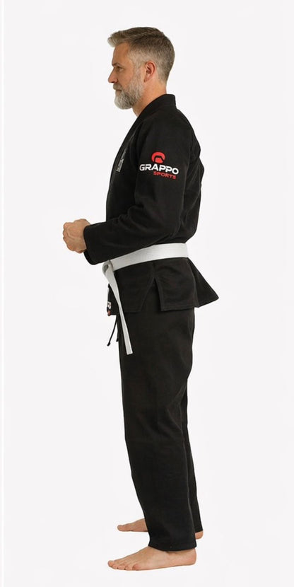 Men Black BJJ Gi
